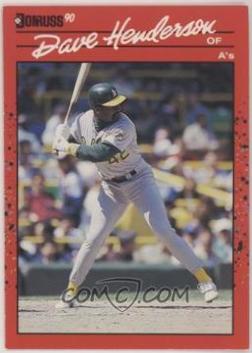 Dave Henderson, Standard, front
