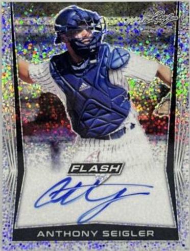 Anthony Seigler #BA-AS1 Baseball Cards 2018 Leaf Flash Autographs