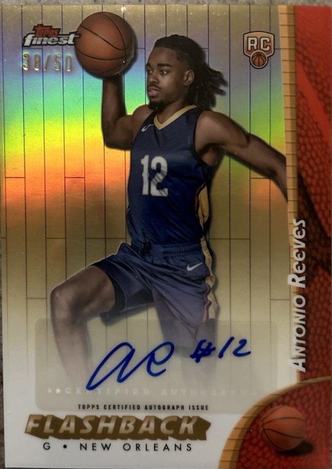 Antonio Reeves [Gold Geometric] #FBA-AR Prices | 2024 Topps Finest ...