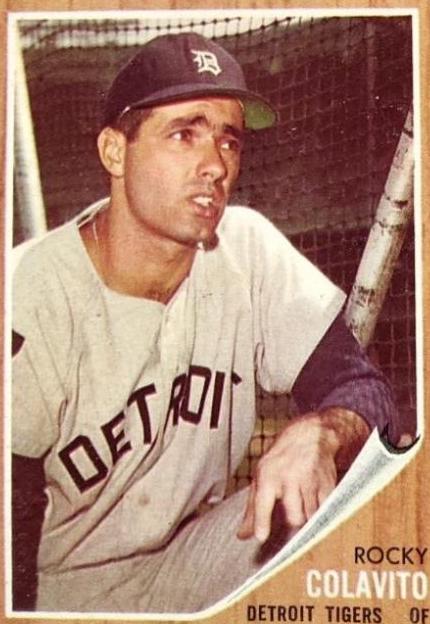 Rocky Colavito #20 Baseball Cards 1962 Topps
