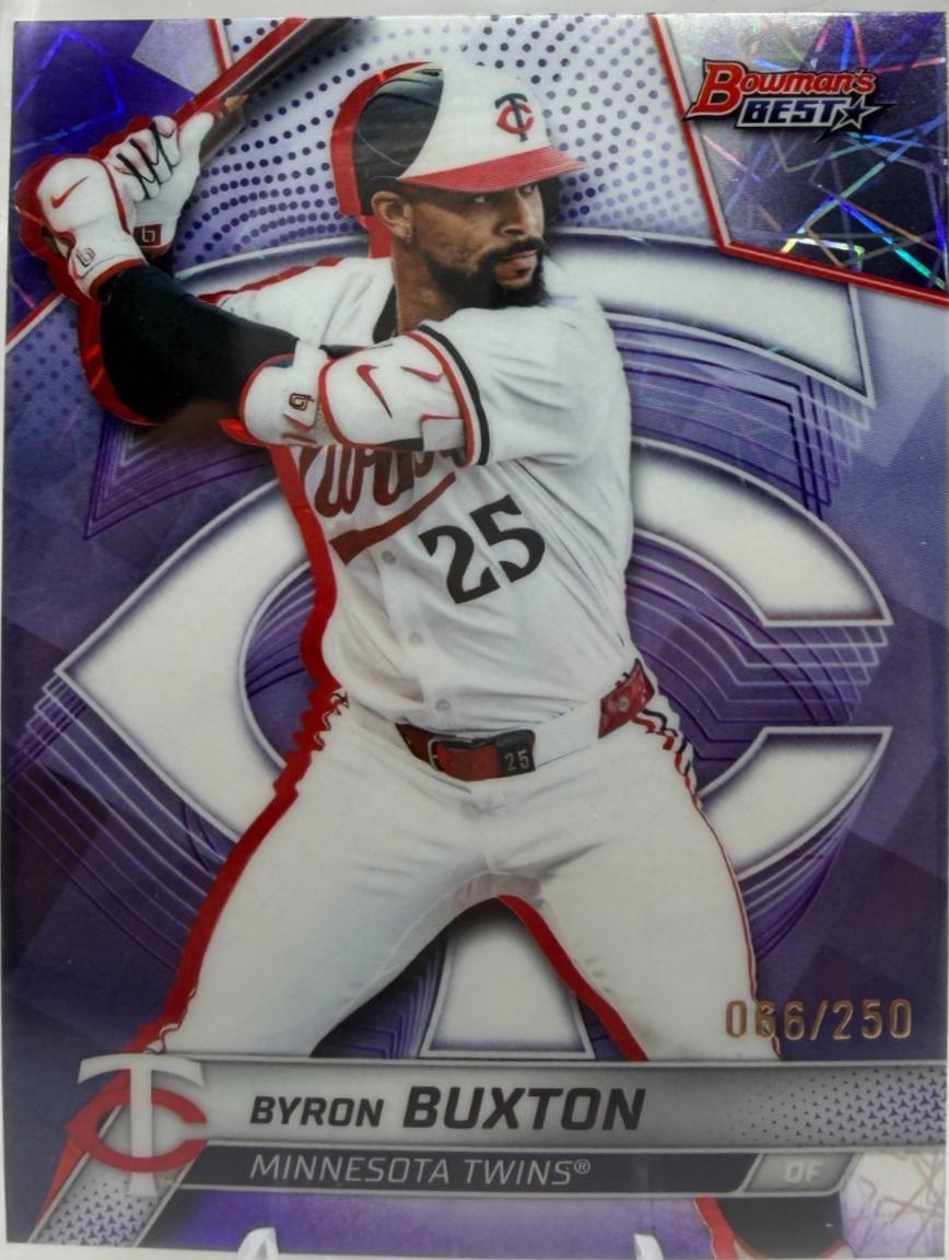 Byron Buxton [Purple Lazer Refractor] #48