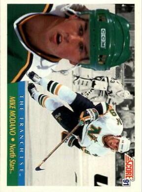 Mike Modano #423 Hockey Cards 1991 Score American
