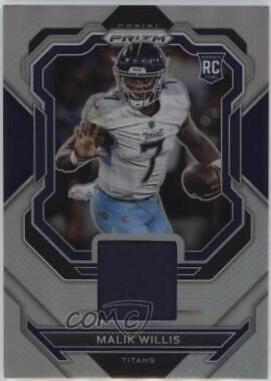 Malik Willis #PJ-MW Football Cards 2022 Panini Prizm Premier Jerseys