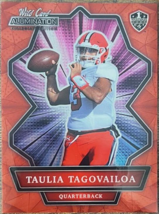 Taulia Tagovailoa #ANBC-76 2021 Wild Card Alumination Nil Collegiate Football