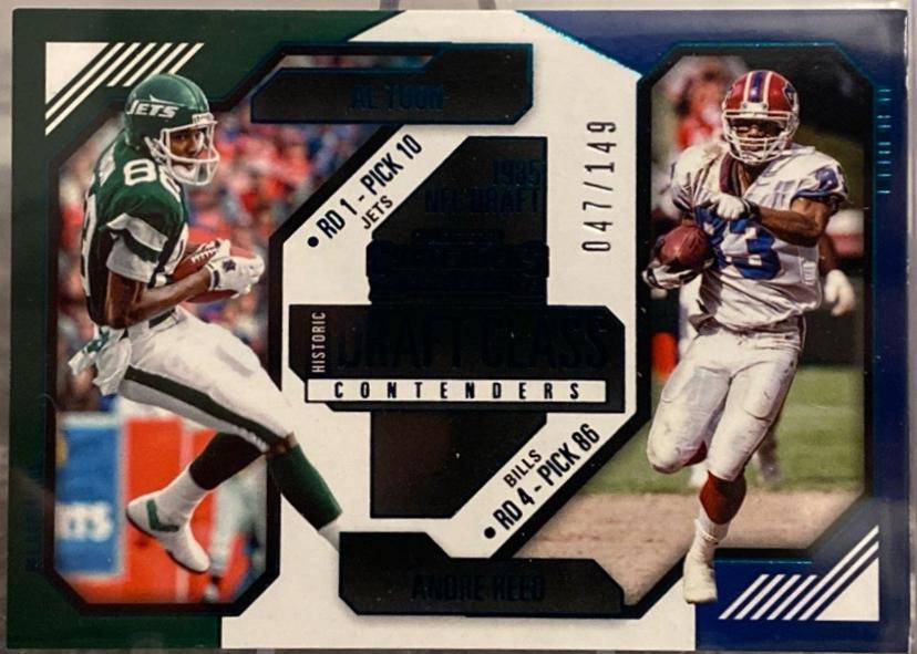 Al Toon / Andre Reed [Teal] #8