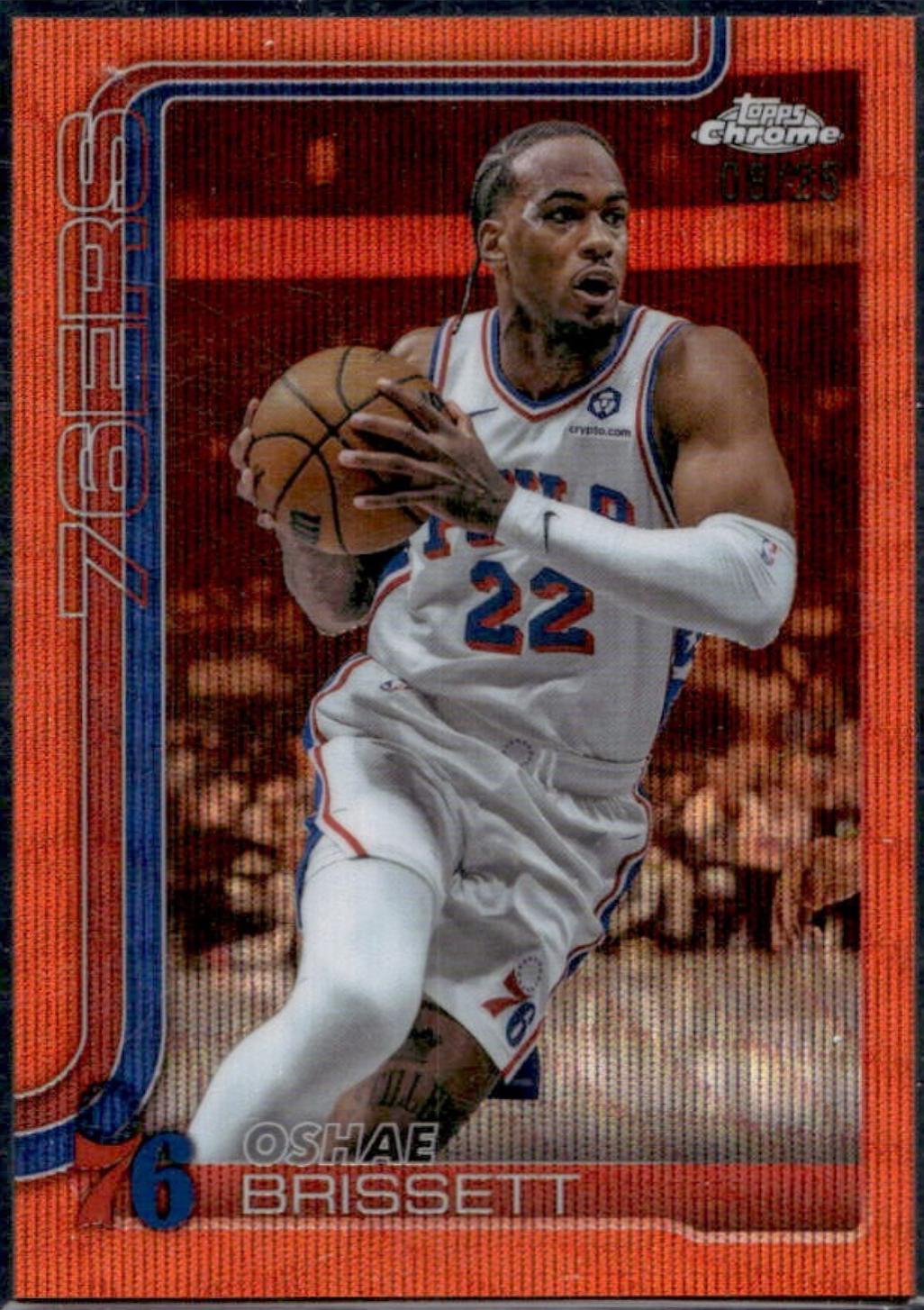 Oshae Brissett [Orange Wave Refractor] #20