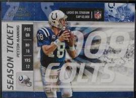 Peyton Manning #44 Football Cards 2009 Playoff Contenders