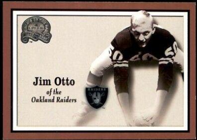 Jim Otto #70 2000 Fleer Greats Of The Game Football