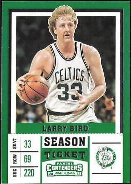 Larry Bird [Green Jersey Fame Ticket] #35