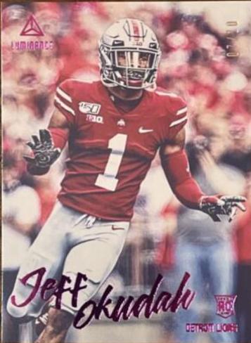 Jeff Okudah #119 2020 Panini Luminance Football