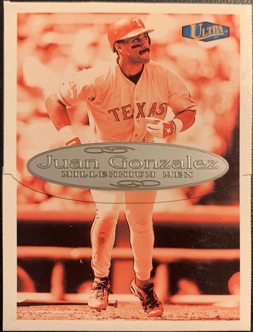 Juan Gonzalez #13MM Baseball Cards 1998 Ultra Millenium Me