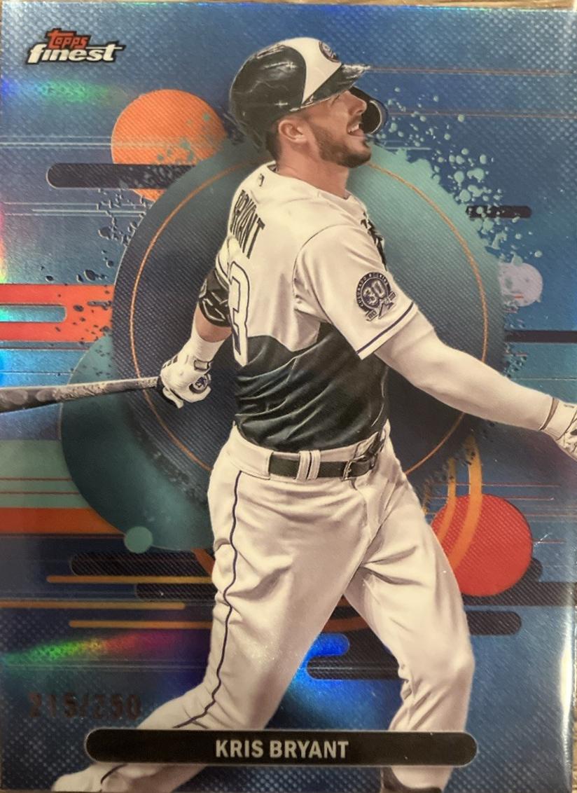 Kris Bryant [Sky Blue Refractor] #114