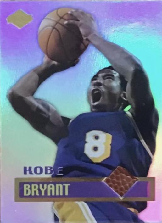 Kobe Bryant #KB Basketball Cards 1999 Collector's Edge Rookie Rage Game Ball