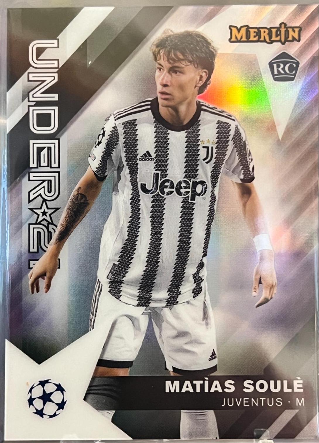 Matias Soule #U21-19 Soccer Cards 2022 Topps Merlin Chrome UEFA Club Competitions U21 Stars