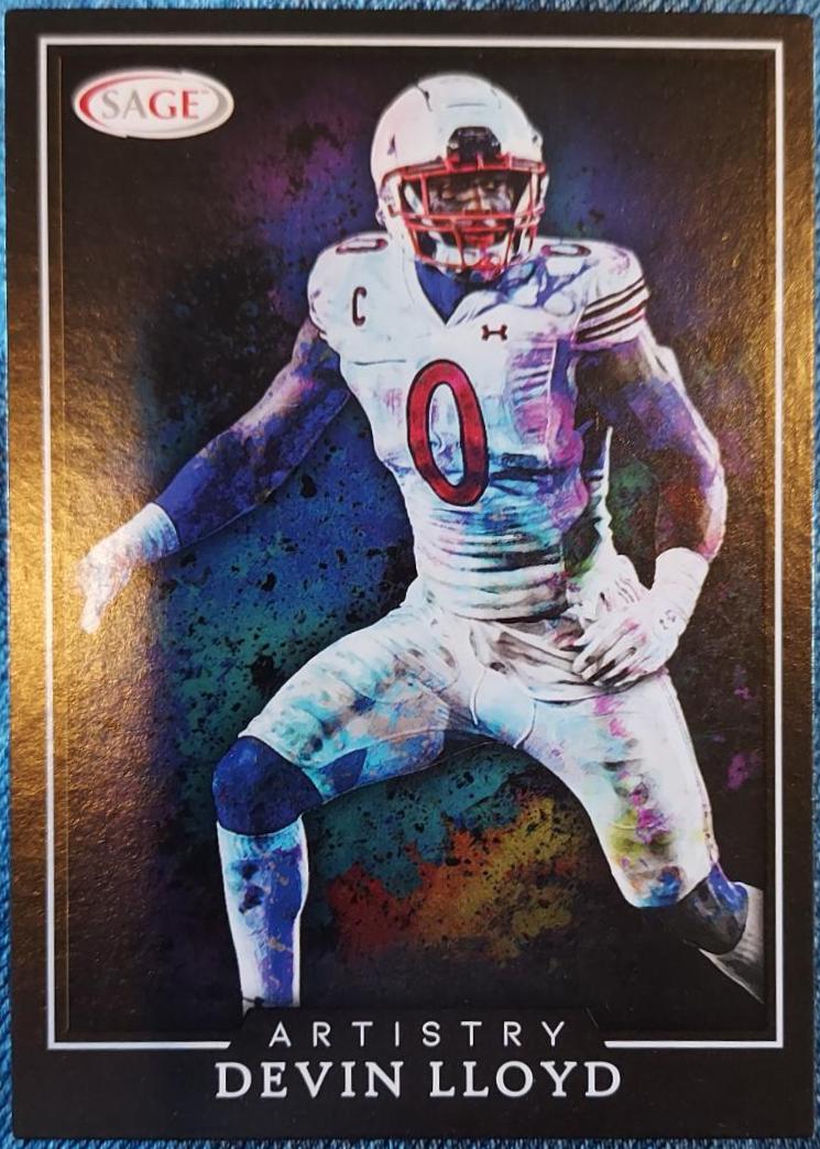 Devin lloyd #ART-DL Football Cards 2022 Sage Hit Artistry
