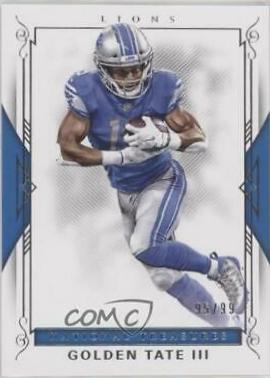 Golden Tate III #43 Football Cards 2017 Panini National Treasures