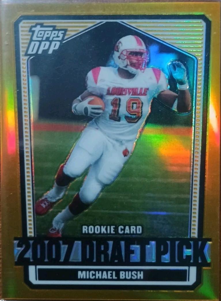 Michael Bush [Chrome Gold Refractor] #102