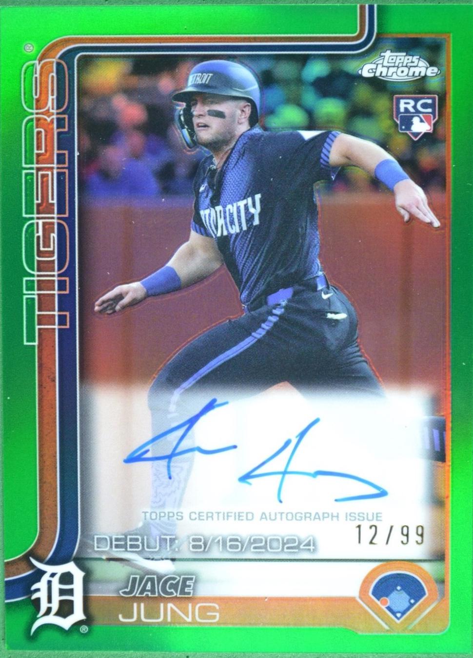 Jace Jung [Green Refractor] #CRDA-JJ