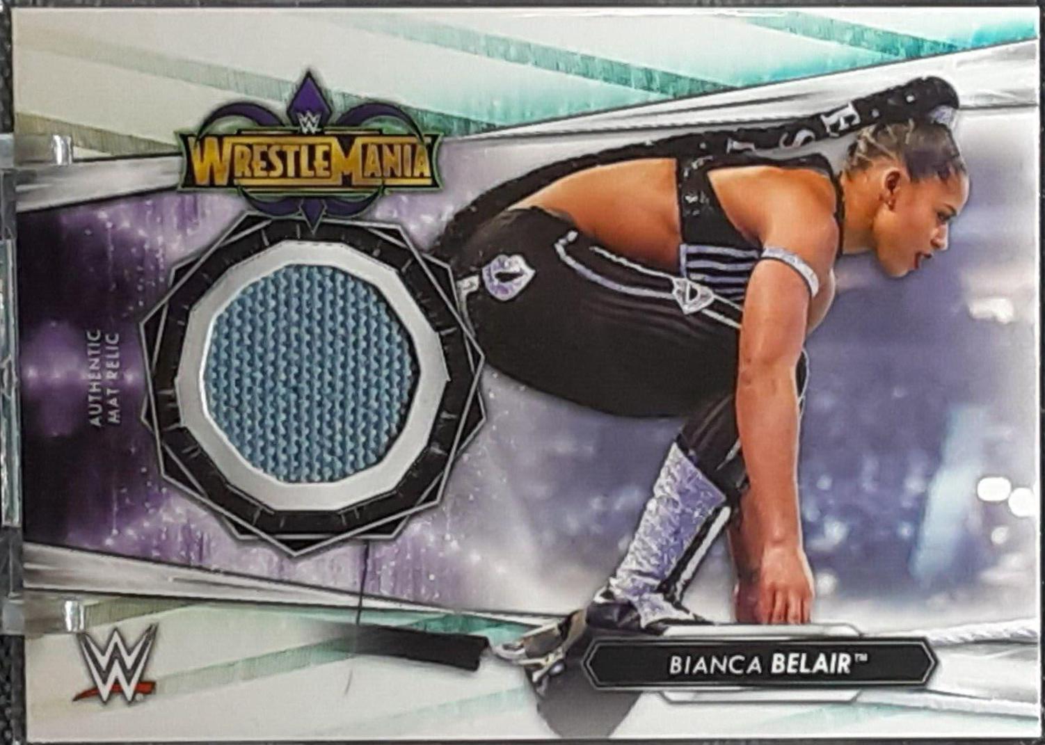 Bianca Belair #MR-BB Wrestling Cards 2021 Topps WWE Mat Relics