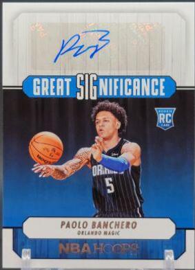Paolo Banchero #GS-PBH 2022 Panini Hoops Great Significance Autographs Basketball