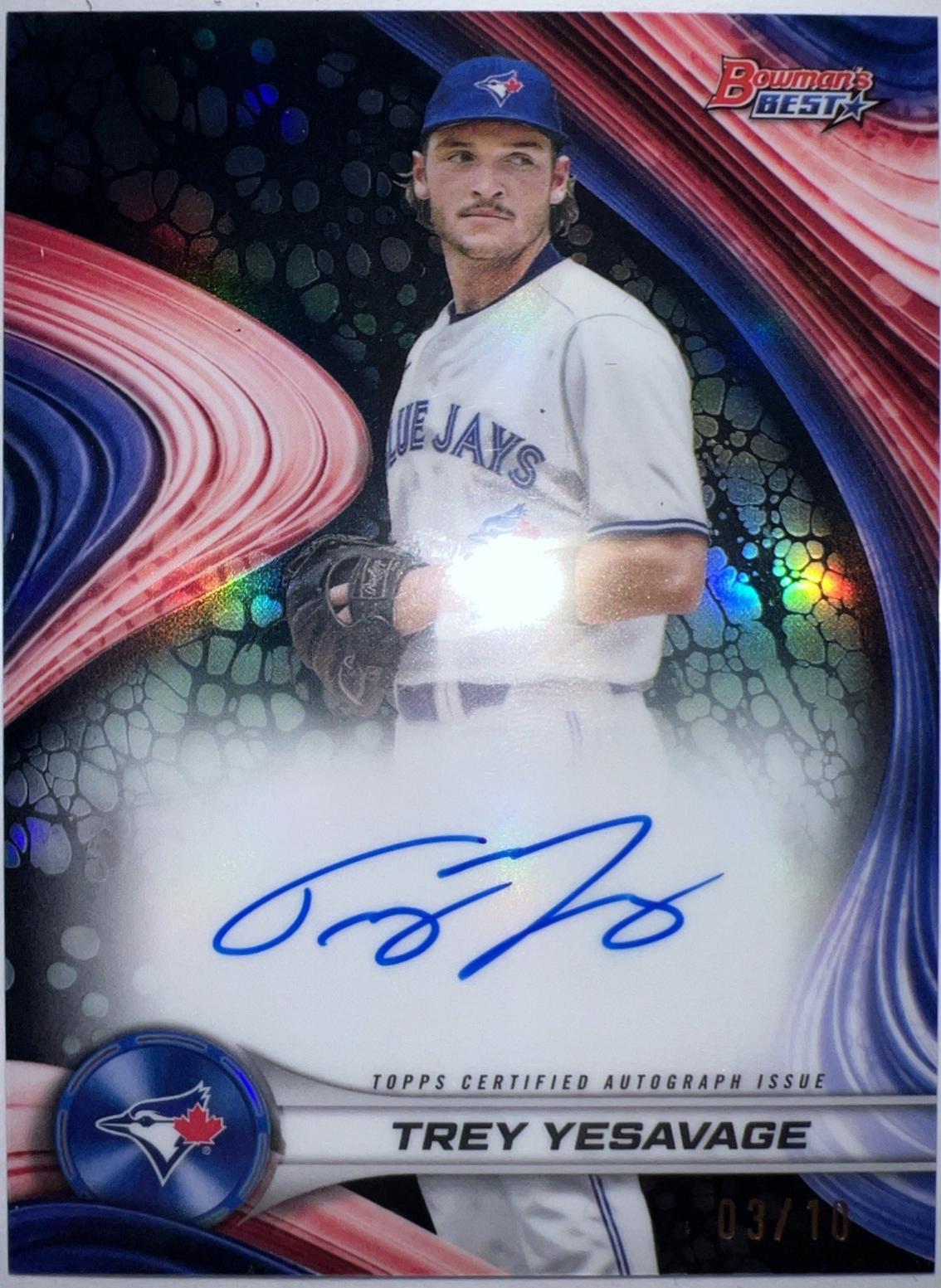 Trey Yesavage [Black Refractor] #B24-TY