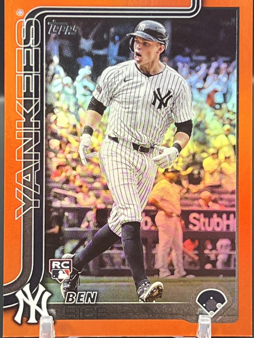 Ben Rice [Orange Foil] (2025 Topps)