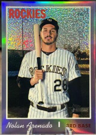 Nolan Arenado #THC-468 2019 Topps Heritage Baseball
