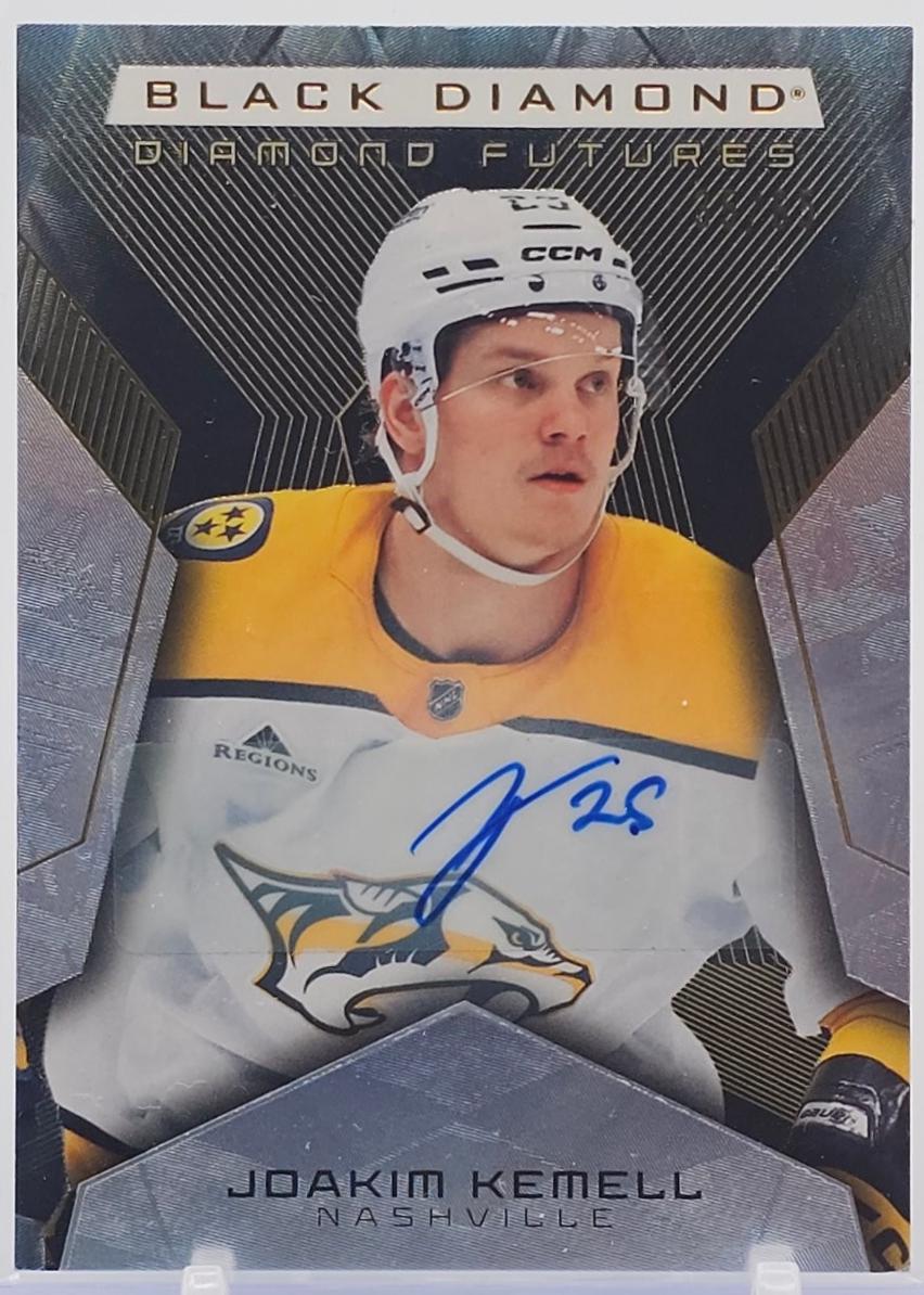 Joakim Kemell #BDF-JK 2025 Upper Deck Black Diamond Futures Autograph Hockey