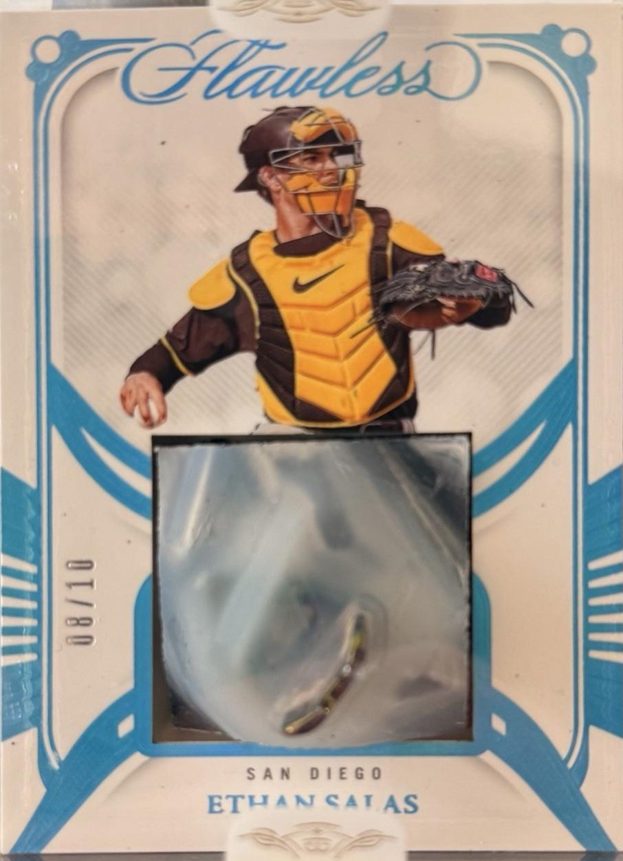 Ethan Salas #15 Baseball Cards 2024 Panini Flawless Spikes