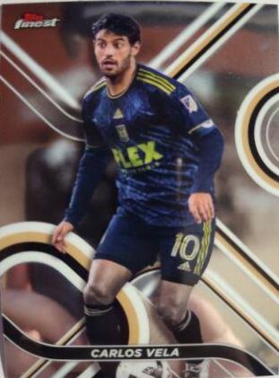 Carlos Vela #1 Soccer Cards 2022 Finest MLS