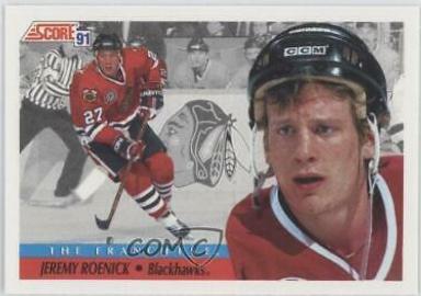 Jeremy Roenick #334 1991 Score Canadian Hockey