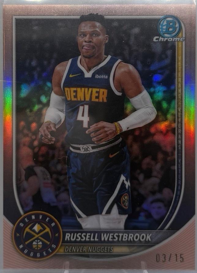 Russell Westbrook [Rose Gold Refractor] #BCV-102