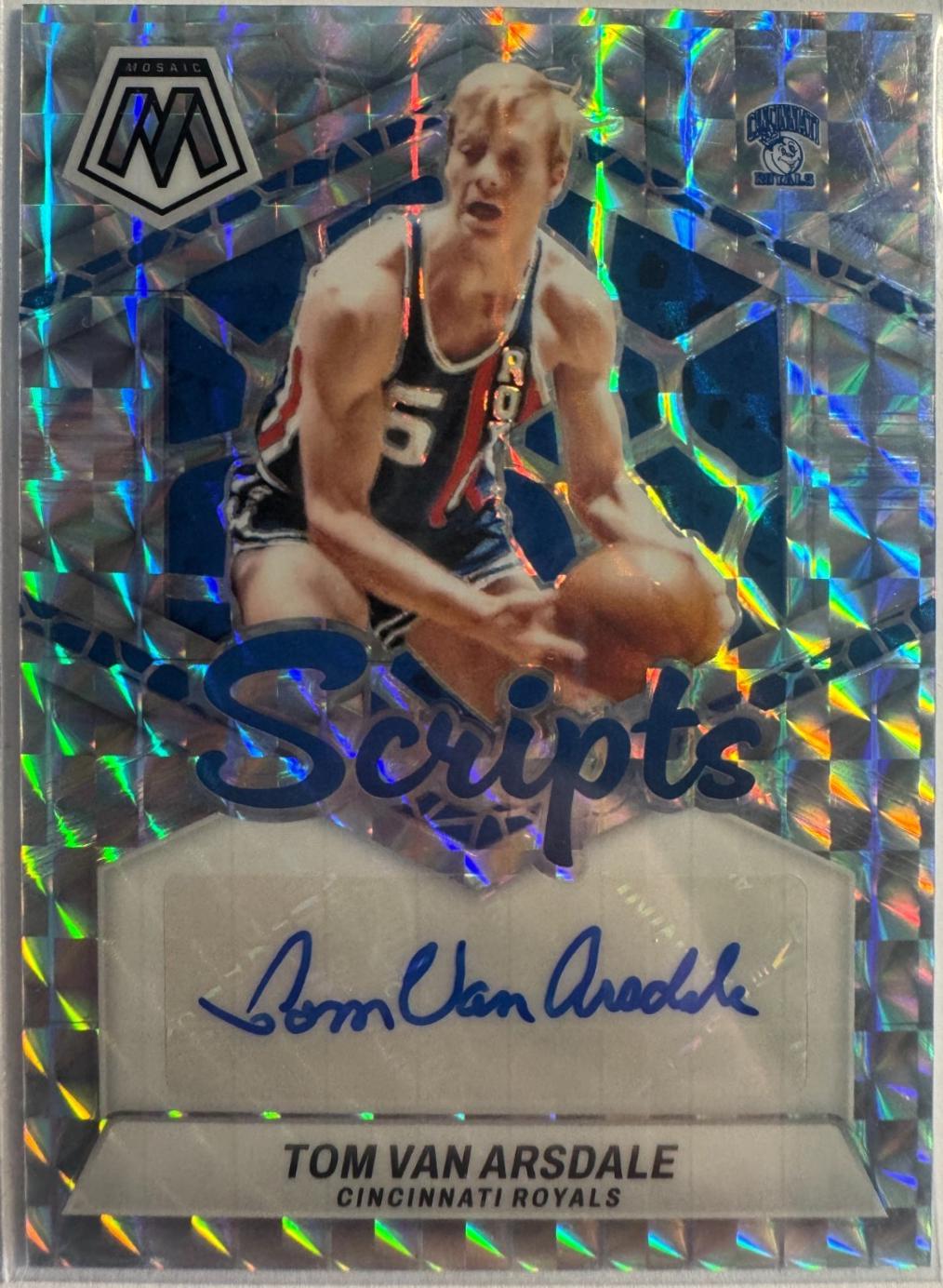 Tom Van Arsdale #54 Basketball Cards 2023 Panini Mosaic Scripts