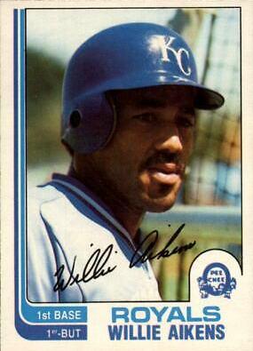 Willie Aikens #35 Baseball Cards 1982 O Pee Chee