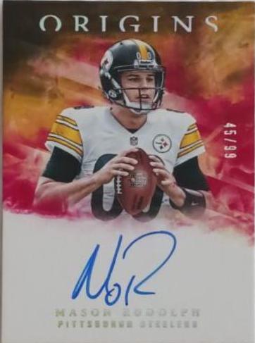 Mason Rudolph [Red] #RA-MR Prices | 2018 Panini Origins Rookie ...