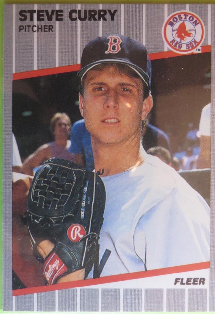 Steve Curry #86 Baseball Cards 1989 Fleer