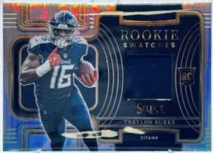 Treylon Burks #RSW-10 Football Cards 2022 Panini Select Rookie Swatches