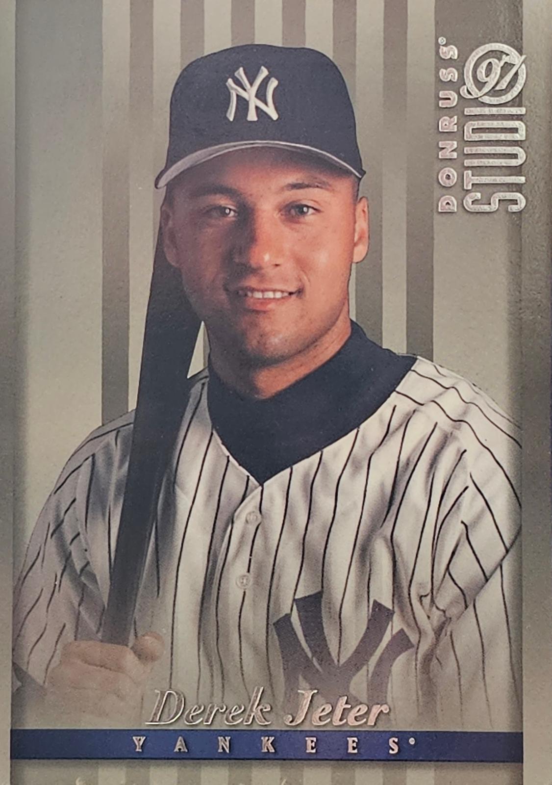 Derek Jeter #91 Baseball Cards 1997 Donruss Studio