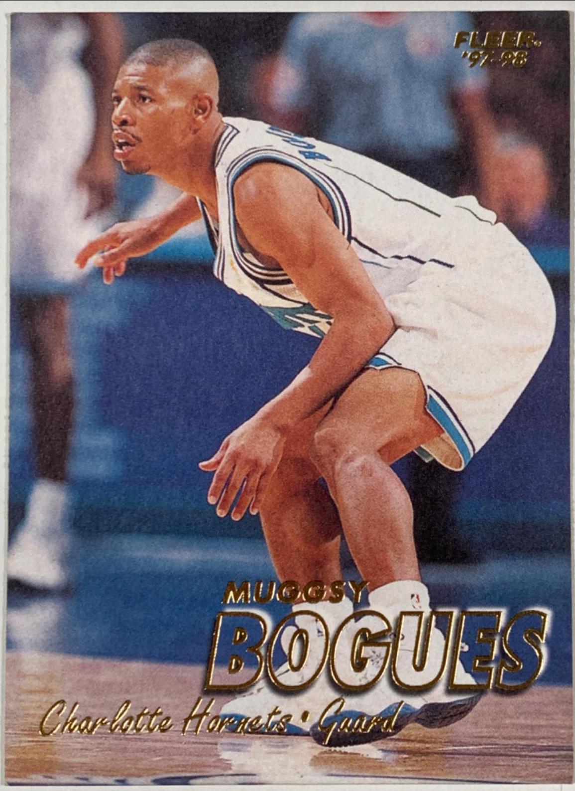 Muggsy Bogues #63 Basketball Cards 1997 Fleer