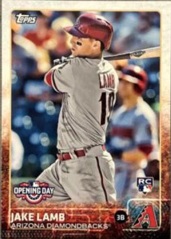 Jake Lamb #16 Baseball Cards 2015 Topps Opening Day