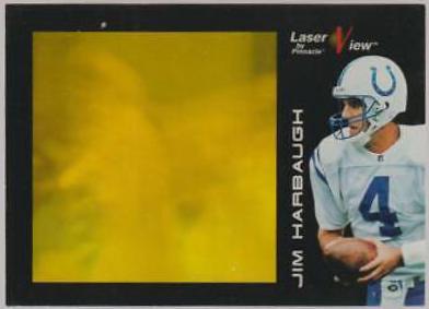 Jim Harbaugh #8 Football Cards 1996 Pinnacle Laser View