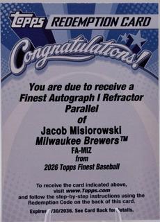 Jacob Misiorowski