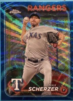 Max Scherzer [Blue Wave Refractor] #37