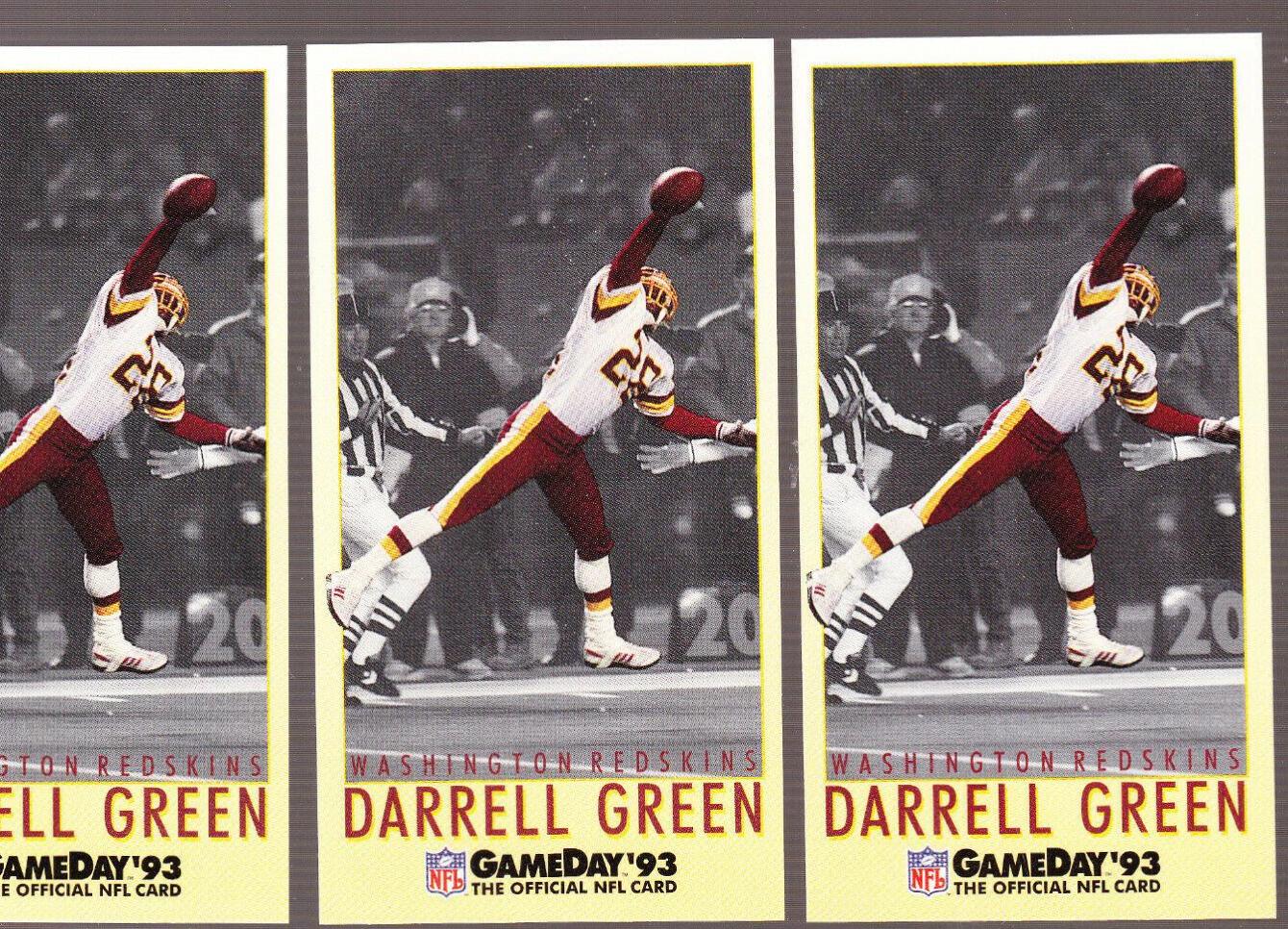 Darrell Green #16 Football Cards 1993 Fleer Gameday
