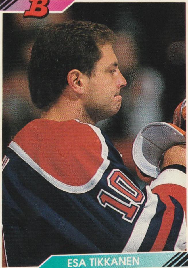 Esa Tikkanen #144 Hockey Cards 1992 Bowman