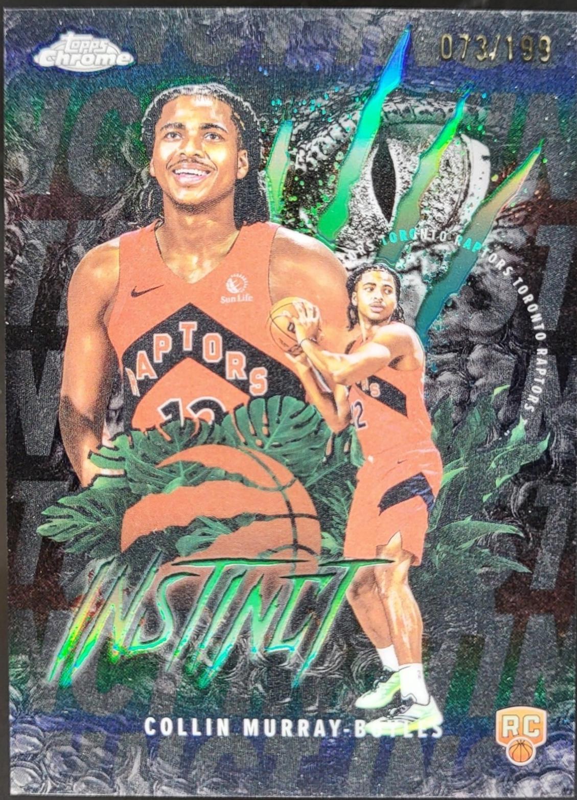 2025 Topps Chrome Instinct Collin Murray-Boyles [Refractor Aqua] #INS-18 card