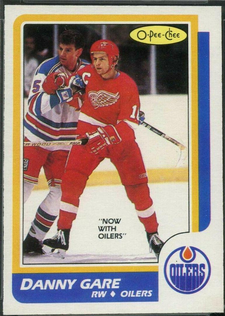 Danny Gare #69 Hockey Cards 1986 O-Pee-Chee
