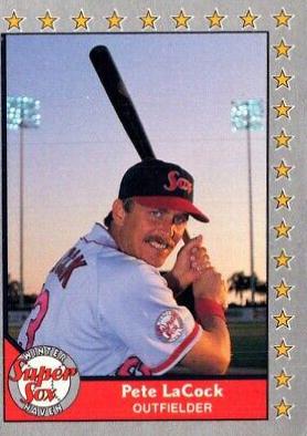 Pete LaCock #33 Baseball Cards 1990 Pacific Senior League