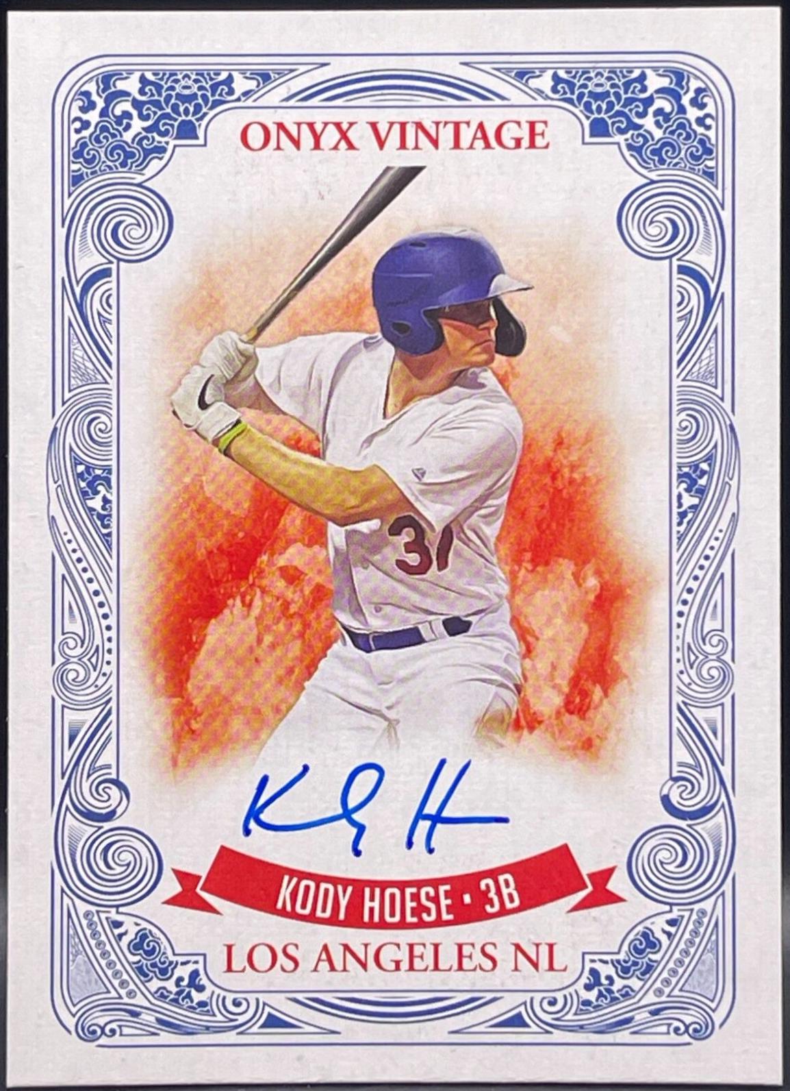 Kody Hoese #VAKH 2021 Onyx Vintage Baseball