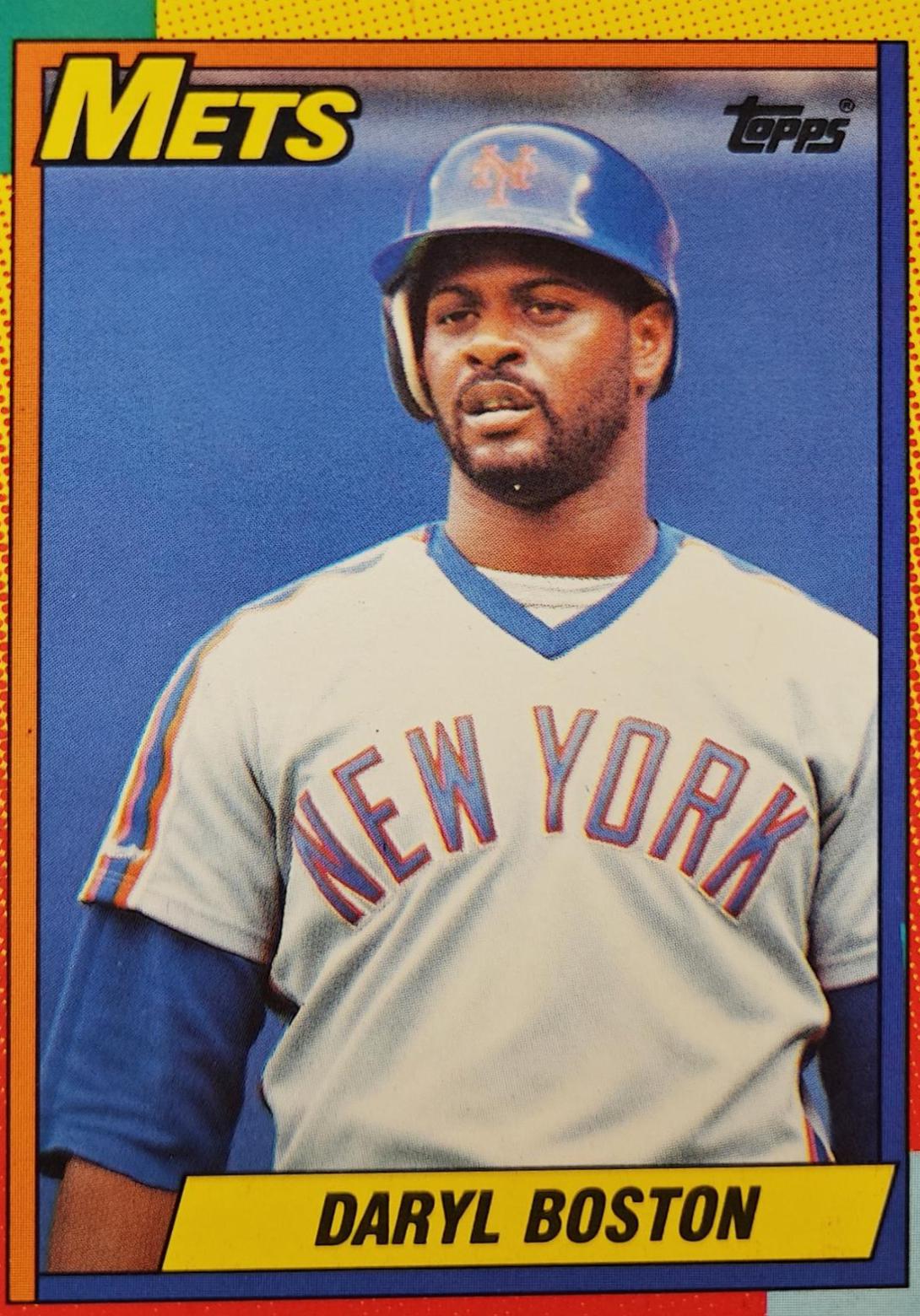 Daryl Boston #11T Baseball Cards 1990 Topps Traded Tiffany